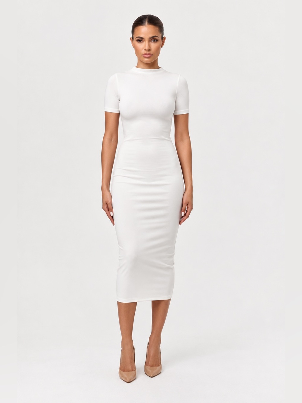 NAKED WARDROBE NW Midi T Dress
